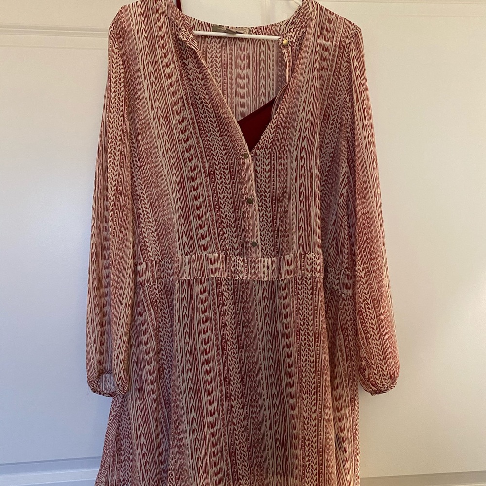 Red Pattered Dress